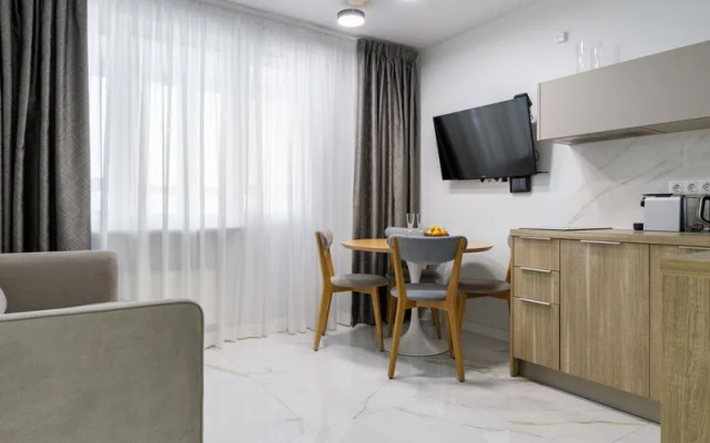 Апартаменты НайсПлэйсСПБ на Большеохтинском проспекте, д.15 к.2