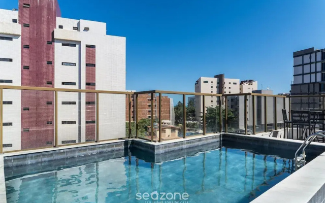 Apto a 2 min da Praia em cond. c/piscina PTA0104