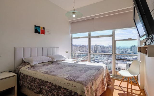 Apto Pet-friendly com Garagem e Vista de Botafogo