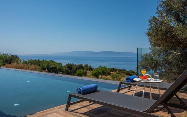 Brand new Villa Lefka with private pool at Platies