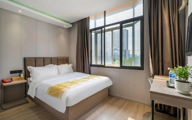 GreenTree Inn Shanghai Jiading Nanxiang Subway Station Shell Hotel – Guest Rooms – Shanghai