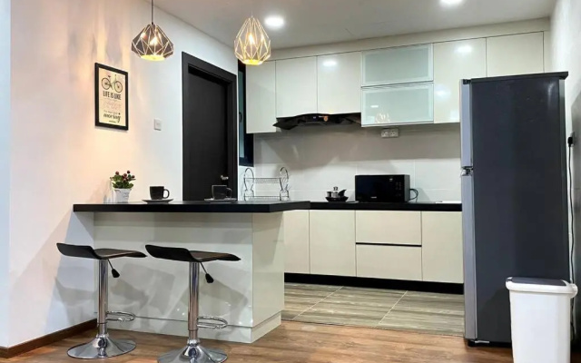 #2.1 Jazz Suites Large Bed Vivacity Kuching 3rooms – Kitchen – Kuching
