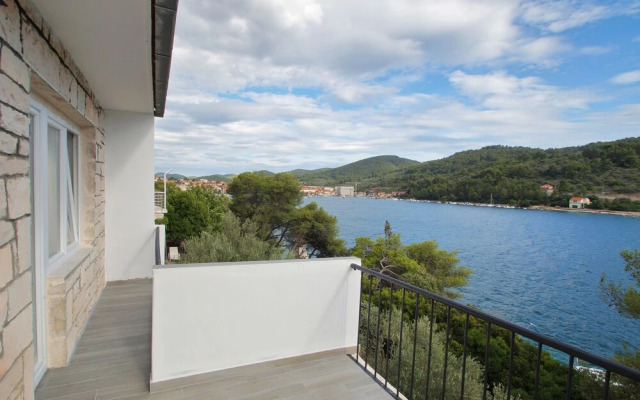 Apartment in Tri Porte (Potirna) with sea view, terrace, air conditioning, WiFi (39-2)