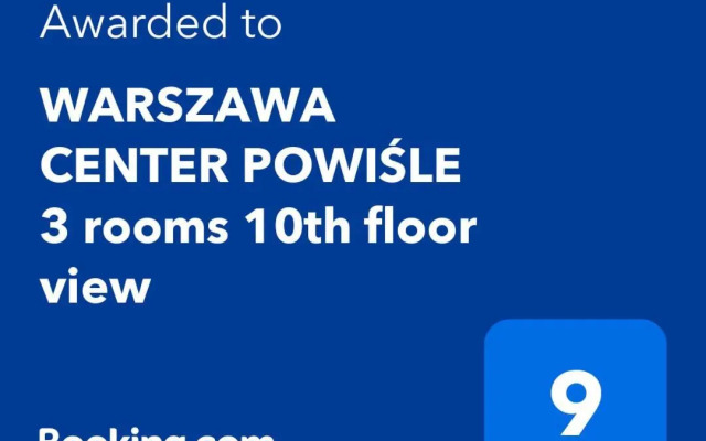 Warszawa Center Powisle 3 Rooms 10th Floor View