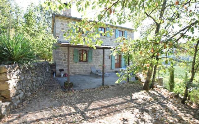 Natural stone house in stunning location with small beach at 300 metres