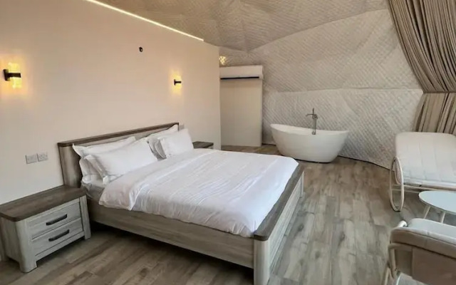 Modern desert gate resort