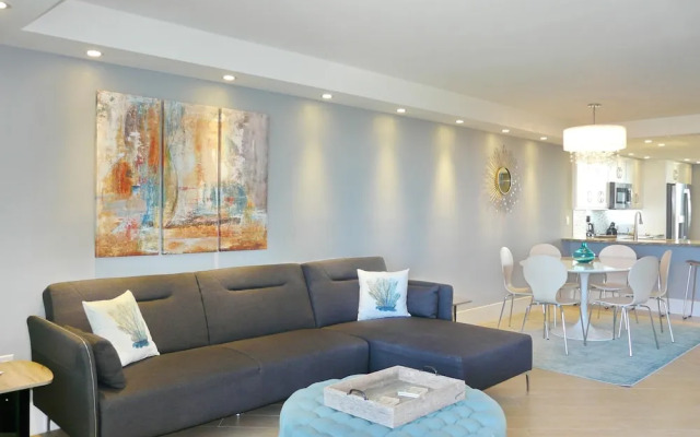 Elegant Beachfront Condo in Private Community