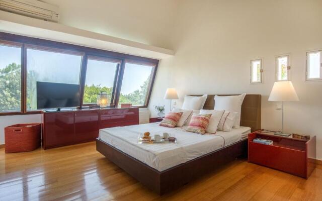 Villa Oasis Lagonisi with garden and large Pool