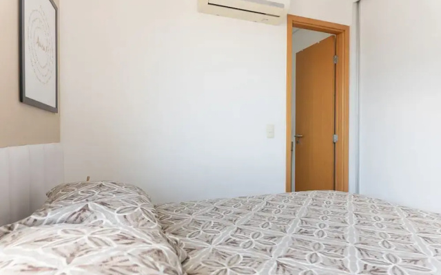 109 Flat completo e acolhedor nas Graças