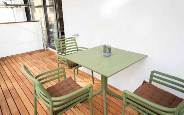 Stilvolle Wohnung mit ruhig gelegenem Balkon