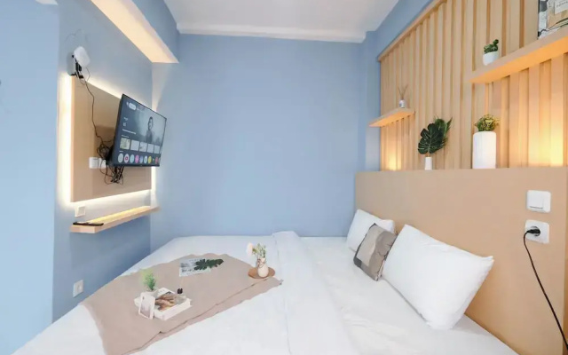 Blue Toned 1Br Apartment At Tokyo Riverside Pik 2
