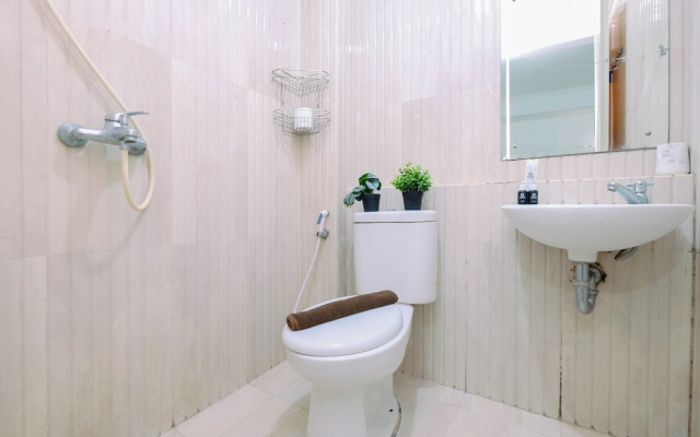 Compact White Tone 2Br At Pakubuwono Terrace Apartment