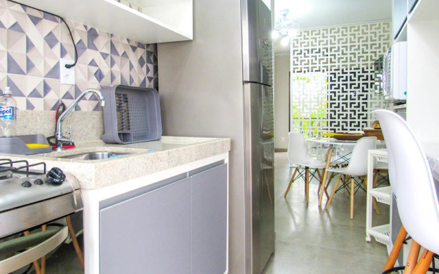 Loft a 220m da Praia das Toninhas em Ubatuba SP