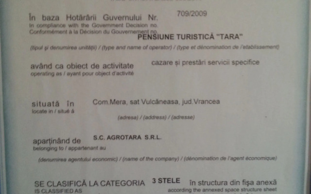 Pensiunea Tara