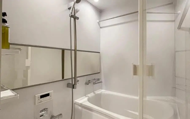 Modern new 1BR apt very close to peace park room wifi 7ppl – Bathroom – Hiroshima
