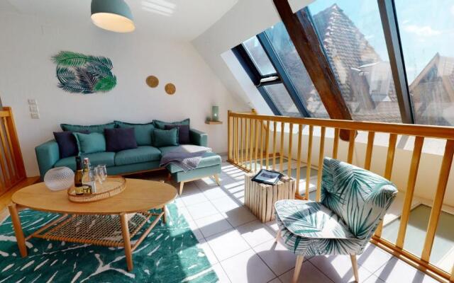 Duplex des Dominicains - 1 Parking GRATUIT - Hypercentre 6 personnes