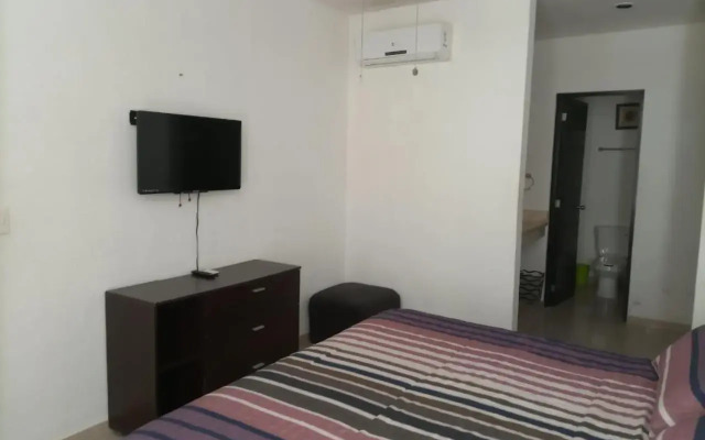 Poolside tranquil apartment in Playa del Carmen