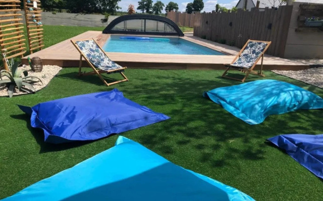 Ardoises Et Agapanthes