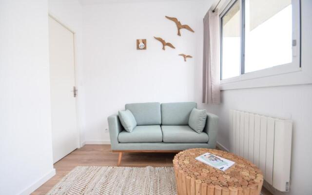 Appartement cosy 2 pers vue mer balcon hyper centre Dinard