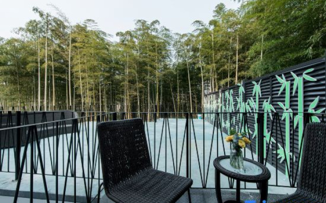 Moganshan Yuhua Xiaozhu · Su-style Garden Swimming Pool Lawn Vacation Apartment – Outside – Huzhou