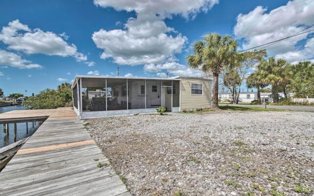 Sunny Hudson Escape w/ Gulf Views & Boat Dock