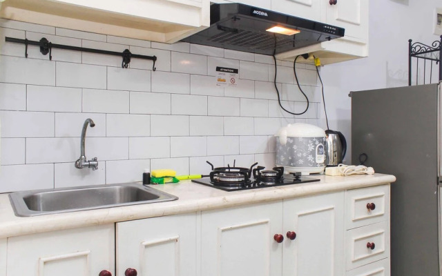 White and Nice 1BR at Bassura City Apartment