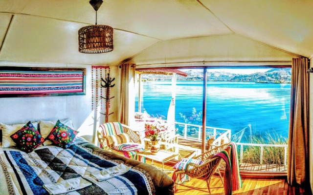 Uros Floating Home Titicaca