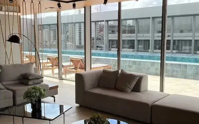 Studio na avenida 9 de julho