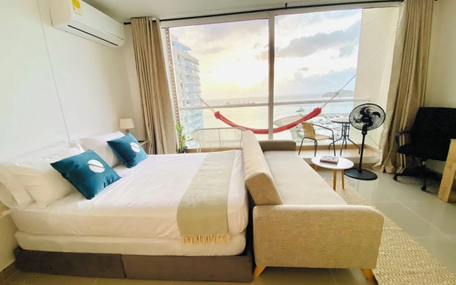 Blue loft ocean view