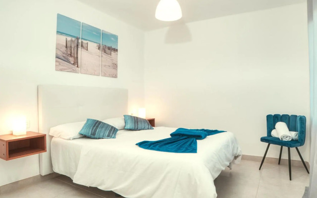 Sunset view modern private poolside apartment