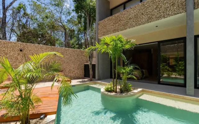 Stylish Tulum Studio Terrace Pool Relax