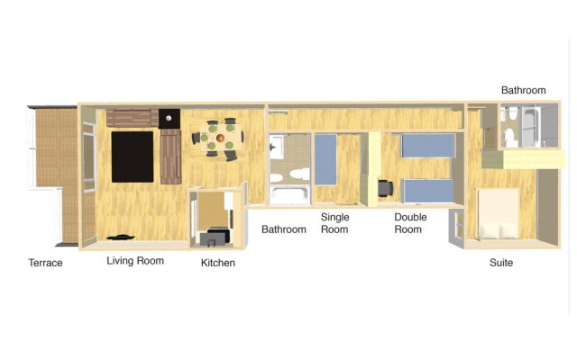 Steps To Sand Pad N Barcelona 3 Room 2 Bath Pkng