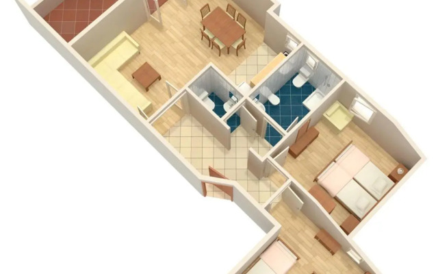 Apartment Njivice 5427b