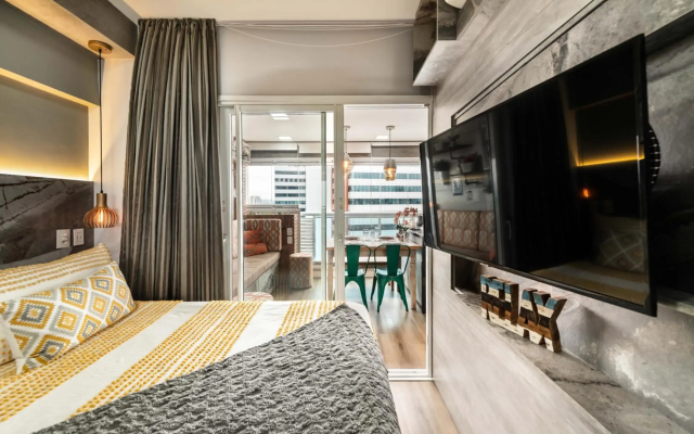 Edificio Summit Pinheiros Best Location in São Paulo Balcony with City Views Pool, Fitness Room and Parking Garage 3 minutes to Subway - Hotel in เซาเปาลู - Photo 5