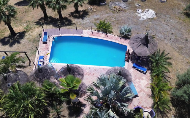 Castle Tower apartment in rural holiday park.