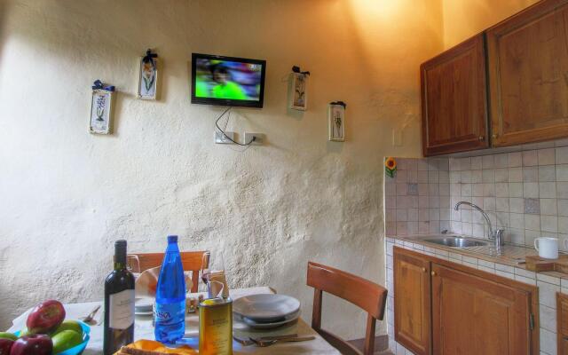 Apartment in a farmhouse with swimming pool