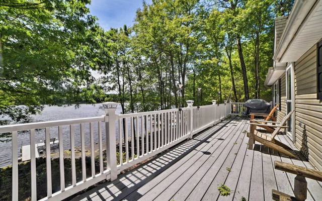 Waterfront Pocono Lake Home w/ Private Dock!