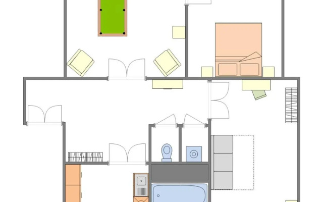 Super Central Billiard and Darts Big Apartment