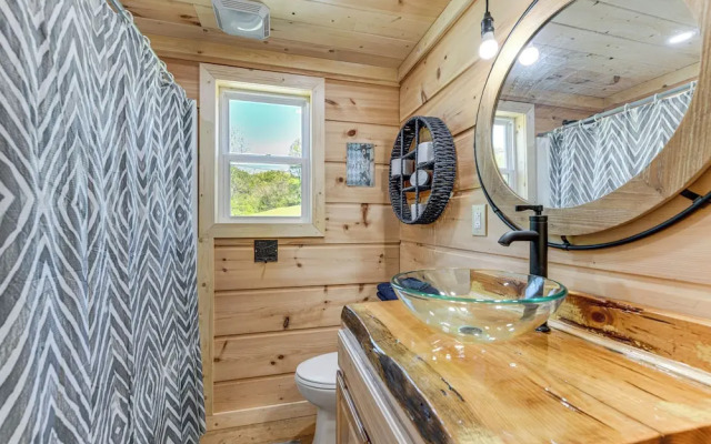 On-site Creek Access: Pet-friendly Cosby Cabin!