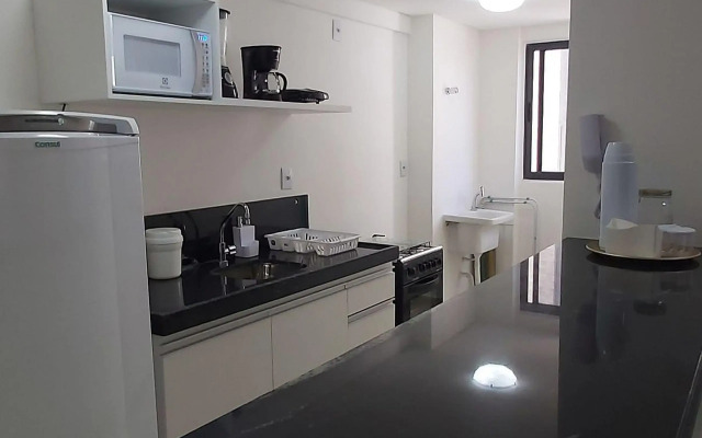 Apartamento confortável vista mar em Intermares