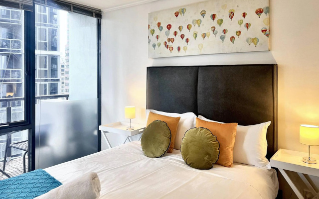 Stylish 2 Bedroom APT With CBD View Southbank – Guest Rooms – Melbourne