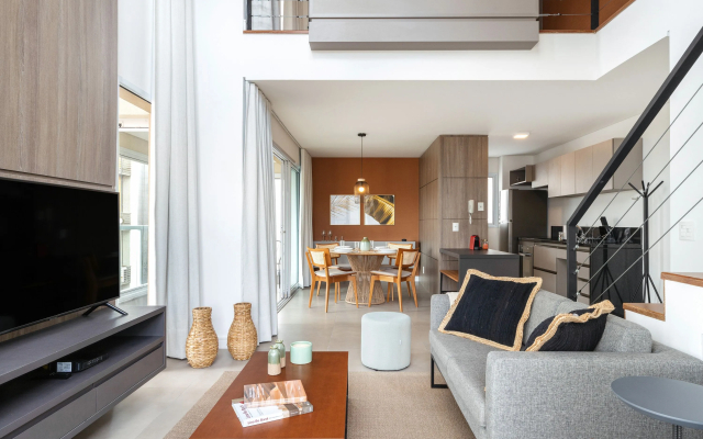 Duplex completo com terraço privativo | Jardim Paulista - Hotel in เซาเปาลู - Photo 5
