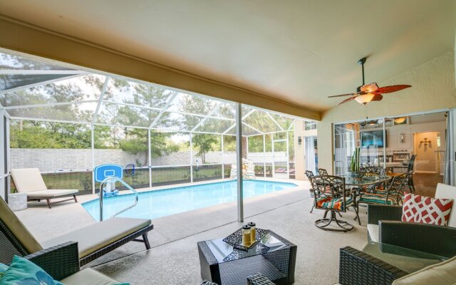 Spring Hill Home w/ Private Pool & Games!