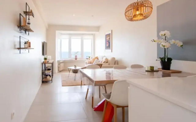 Apartment With Frontal sea View in Ostend