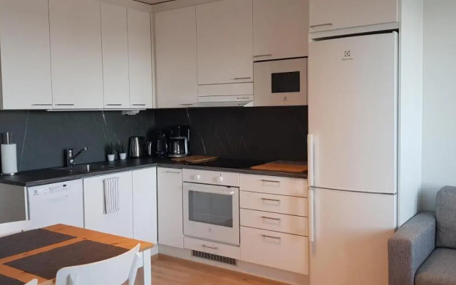 City apartment with lake view and free parking
