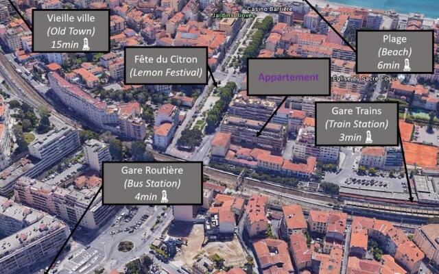 Studio avec Parking Privé au Cœur de la Ville