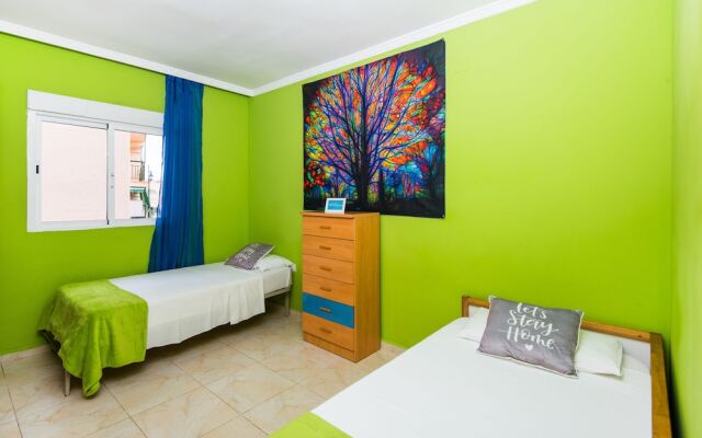 Rentandhomes Los Boliches Blue And Green Apt