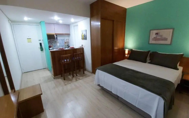 Aparthotel Qi Intelligence Moema internet e limpeza UH1206