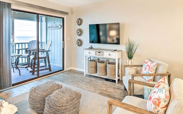 Oceanfront Condo w/ Furnished Deck & Views!