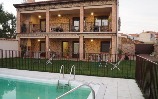 Apartamentos rurales Posada de Monfragüe con jacuzzi